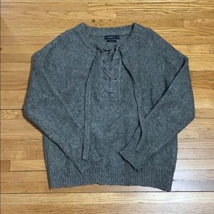 Zara Gray Wool Sweater